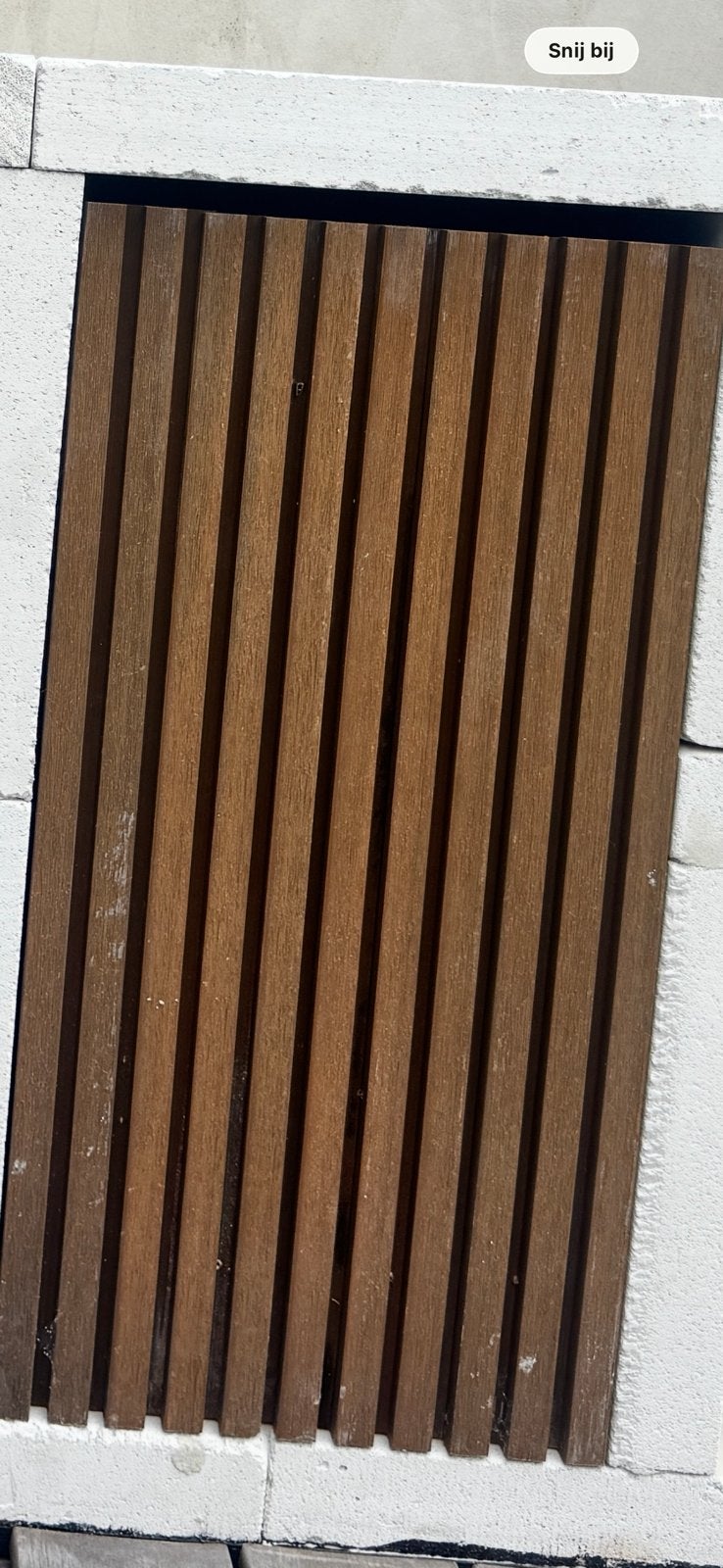 Gevelbekleding composiet restanten, Tuin en Terras, Palen, Balken en Planken, Ophalen, Zo goed als nieuw, 250 cm of meer, Overige typen