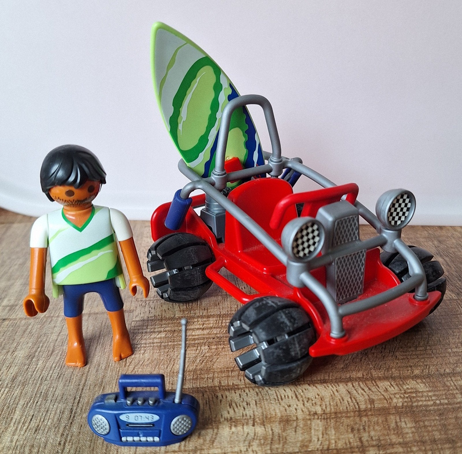 Playmobil 4863 Strandbuggy met surfer en radio, compleet, Ophalen, Complete set, Voertuig, Summer fun