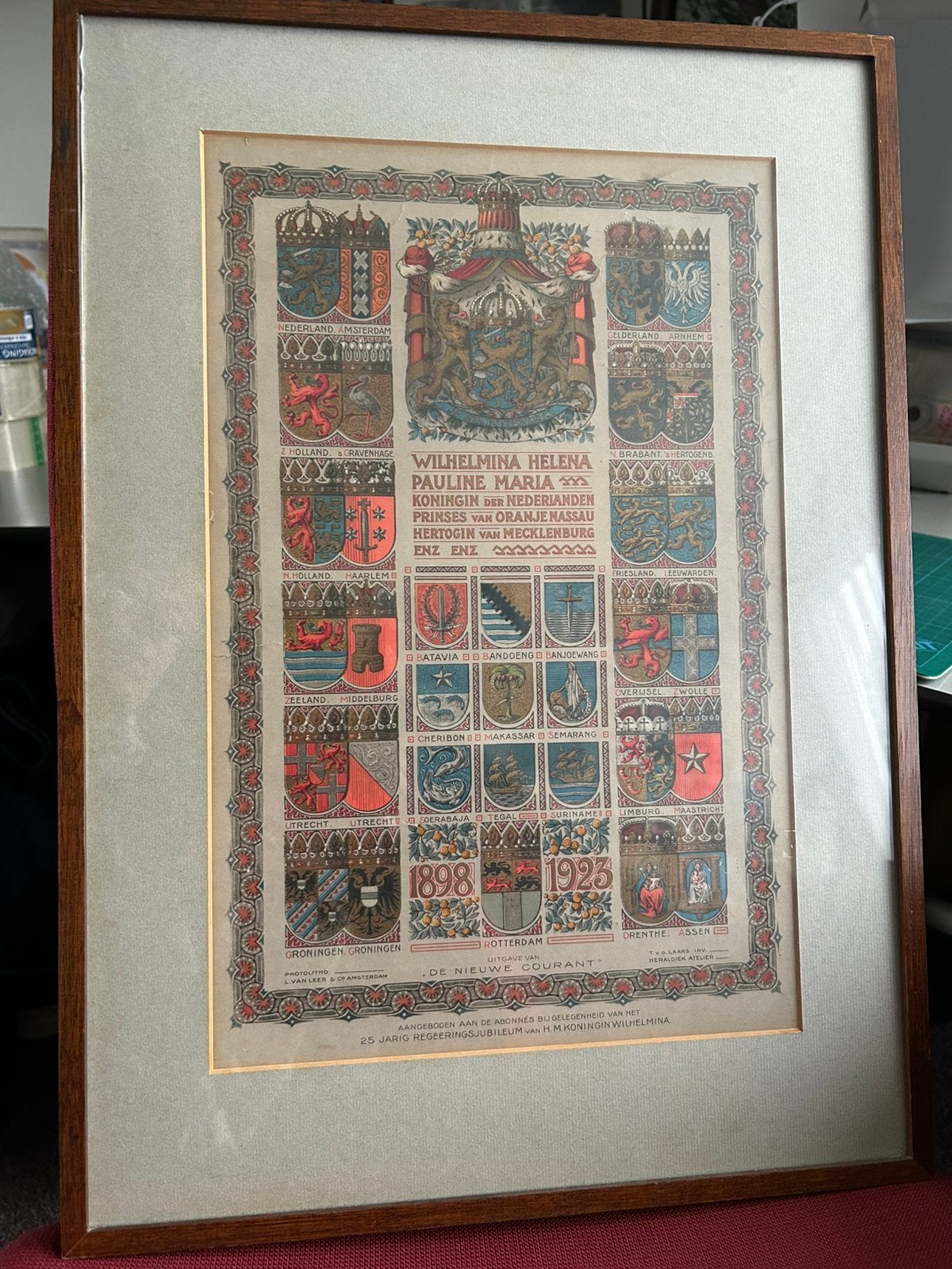 Magnifiek affiche uit de Art Nouveau-periode 1898-1923, Antiek en Kunst, Overige onderwerpen, Ophalen of Verzenden, Ingelijst