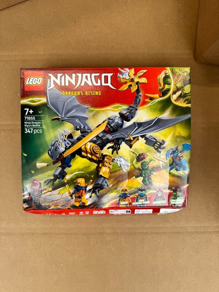 LEGO Ninjago - Ninja Dragon Riyus Battle 71855, Compleet, Lego, Ophalen of Verzenden, Zo goed als nieuw
