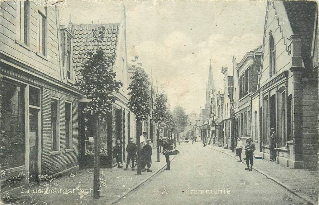 388-280-025 Krommenie Zuiderhoofdstraat, Verzamelen, Ansichtkaarten | Nederland, Verzenden, Voor 1920, Zuid-Holland
