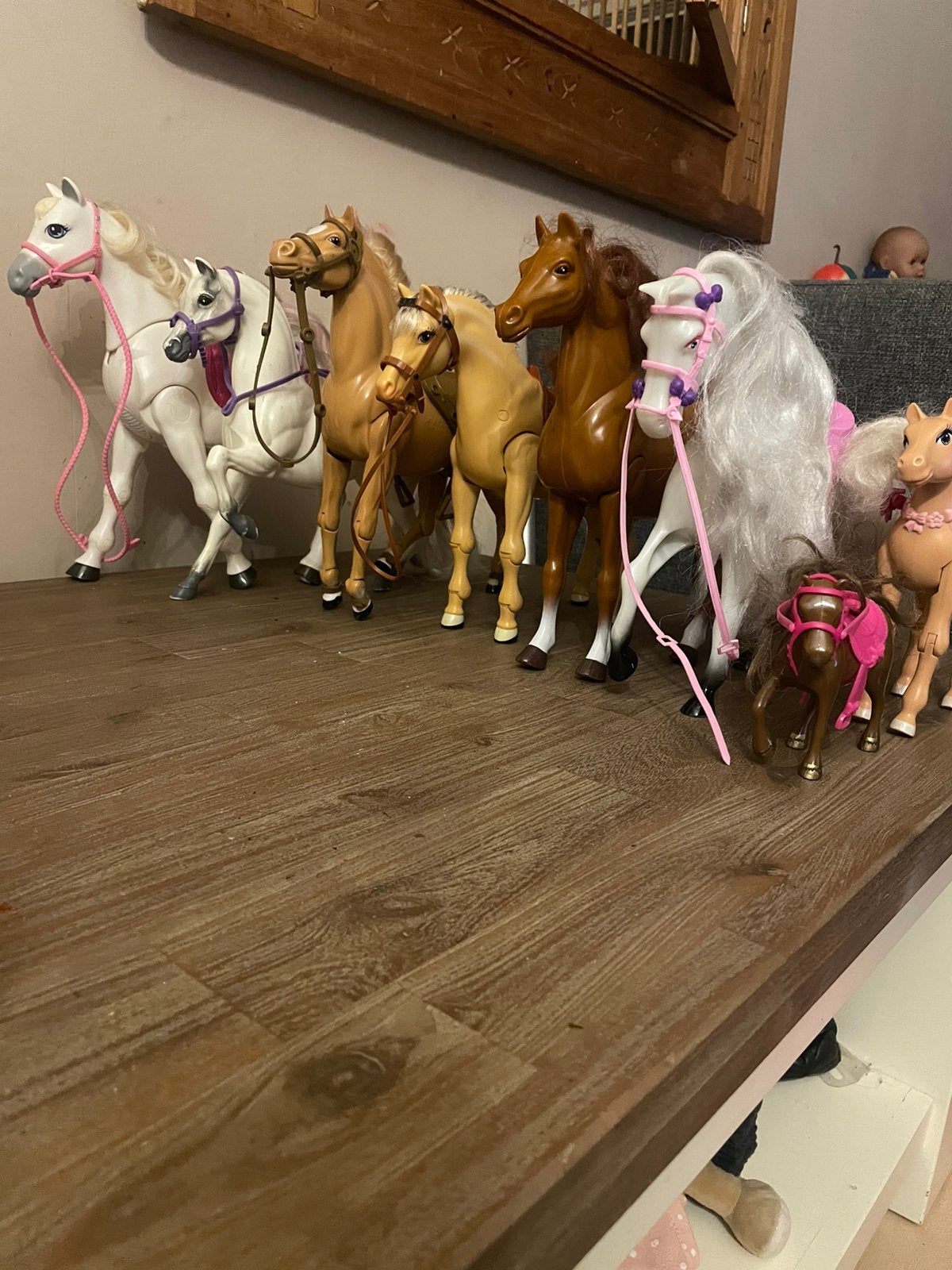 7 Barbie Paarden, Ophalen of Verzenden, Zo goed als nieuw