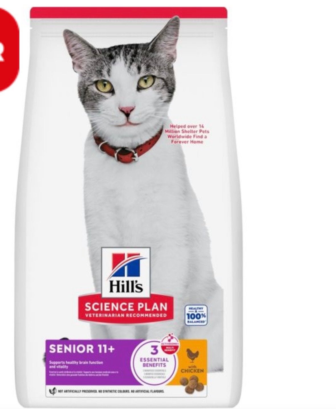 Hills senior kattenvoer 11+ 2x 7 kilo, Dieren en Toebehoren, Ophalen of Verzenden, Kat