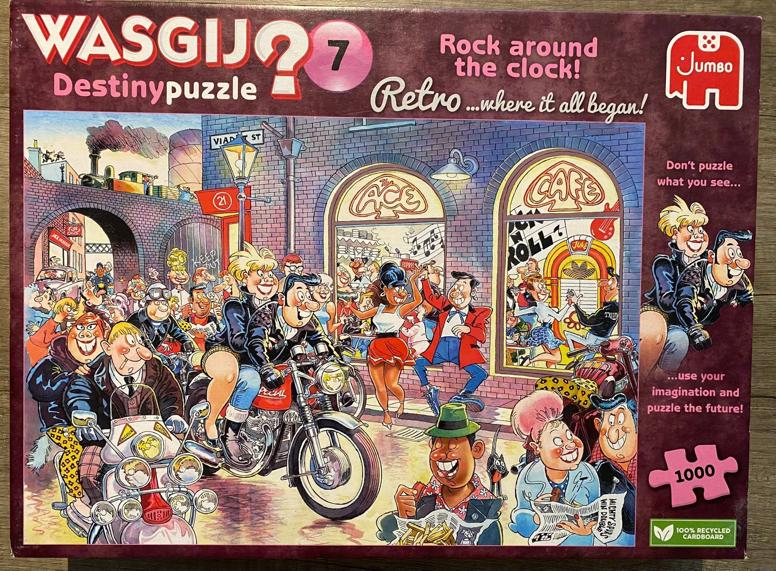 Nr. 7 wasgij? Puzzel 1000 stukjes, Ophalen, 500 t/m 1500 stukjes, Zo goed als nieuw