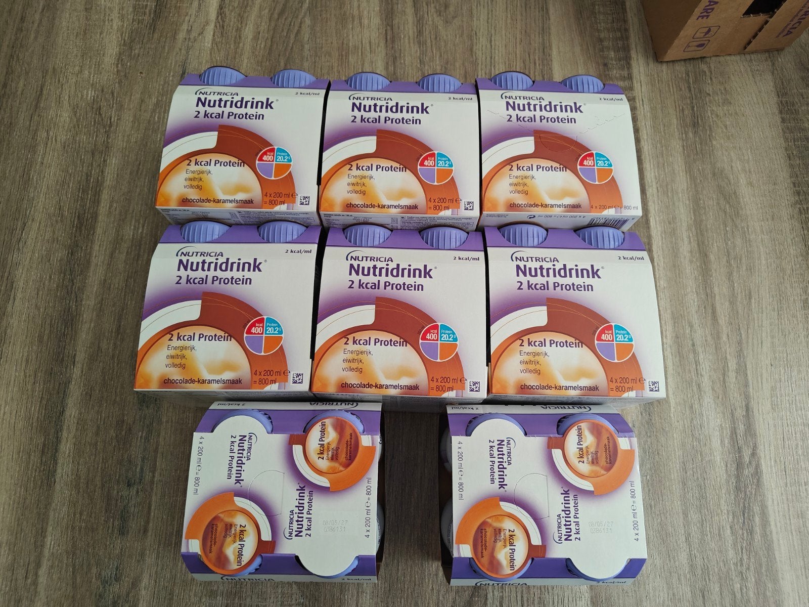 Nutricia Nutridrink Drinkvoeding Chocolade Karamel 8x4, Ophalen of Verzenden