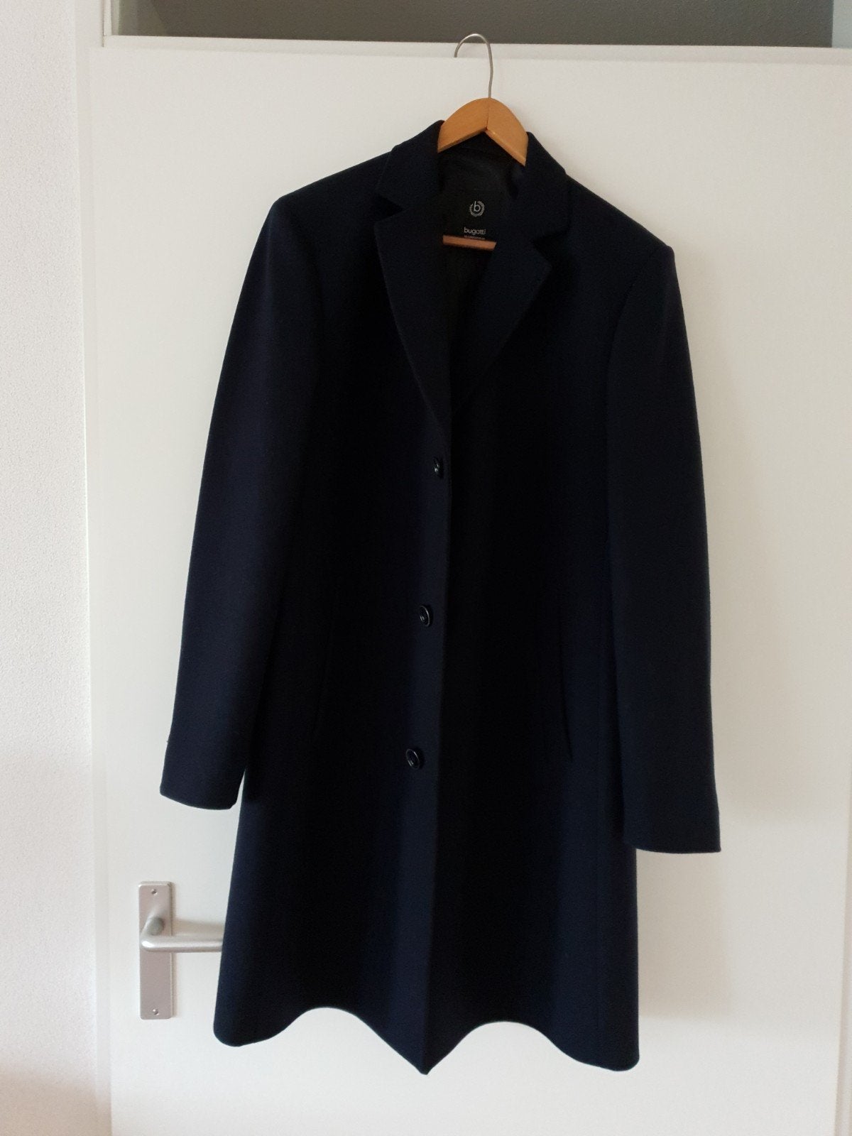 Heren winterjas,merk Bugatti maat 52 -54, Kleding | Heren, Jassen | Winter, Maat 52/54 (L), Bugatti, Blauw, Ophalen of Verzenden