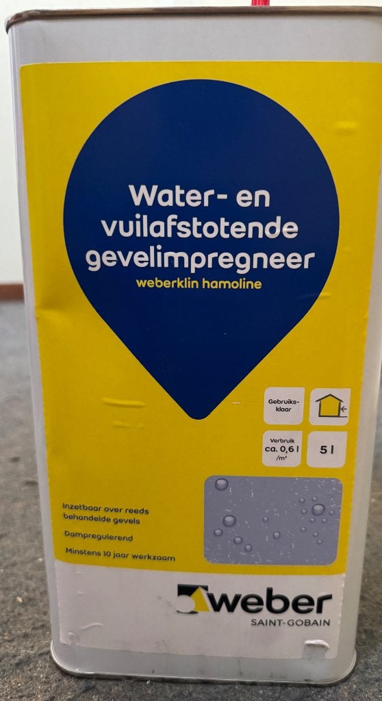 Weberklin Hamoline 5L | Gevelimpregneer, Ophalen, Nieuw, Wit