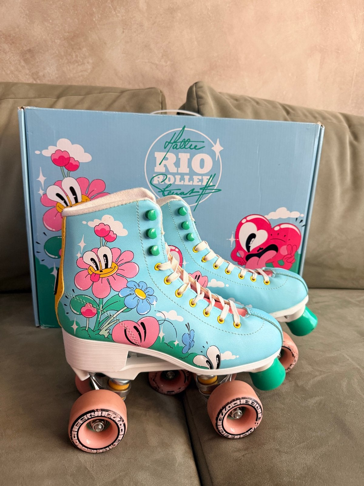 Rio Roller Quad Skates 'Spring' - Maat 39, Sport en Fitness, Schaatsen, Overige typen, Zo goed als nieuw, Ophalen, Overige merken