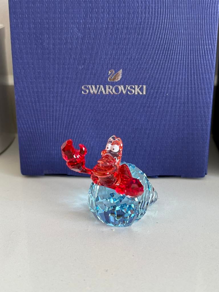 Swarovski disney Sebastiaan, Ophalen of Verzenden, Zo goed als nieuw, Figuurtje