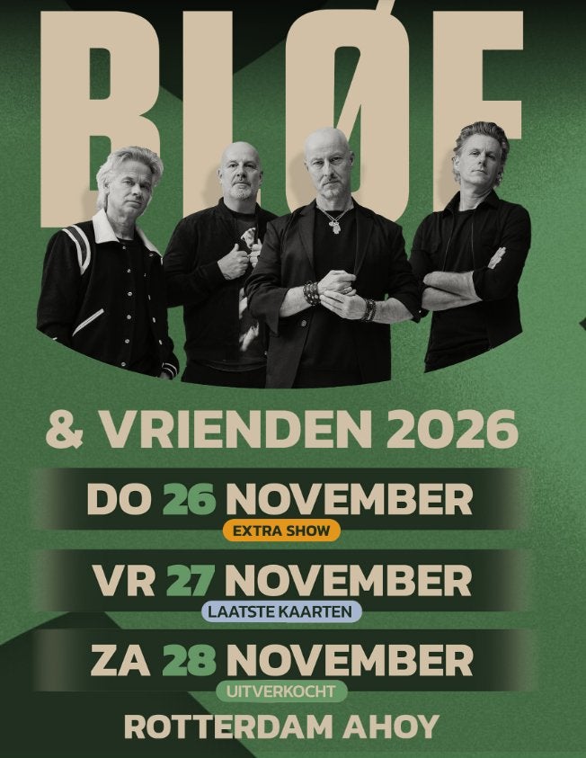 tickets *AHOY Blof & vrienden zaterdag 28 november 2026, Drie personen of meer