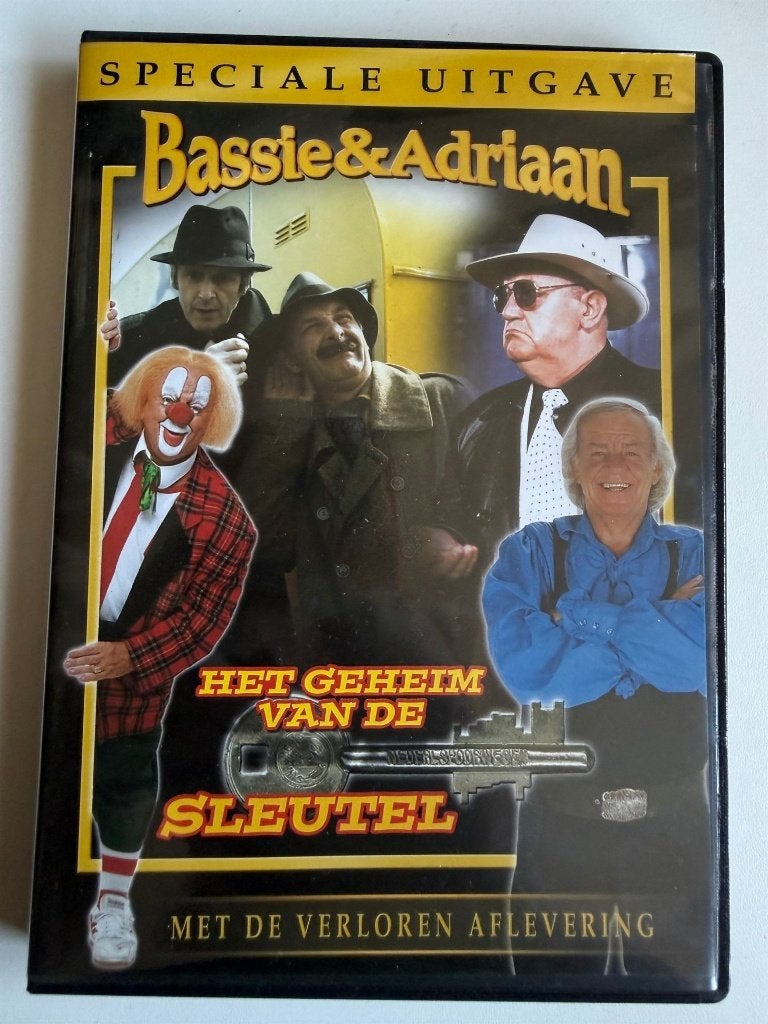 Bassie & Adriaan: Het Geheim van de Sleutel (1978) DVD | Act, Alle leeftijden, Ophalen of Verzenden, Zo goed als nieuw