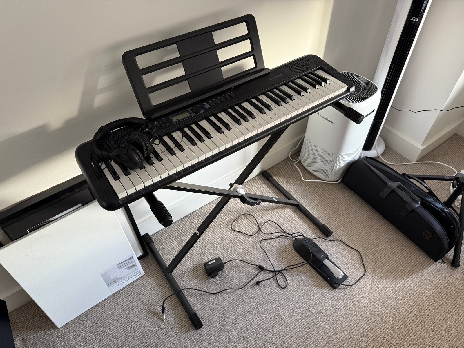 Casio CT-S300 keyboard met standaard, bankje en koptelefoon, Muziek en Instrumenten, Keyboards, Zo goed als nieuw, 61 toetsen