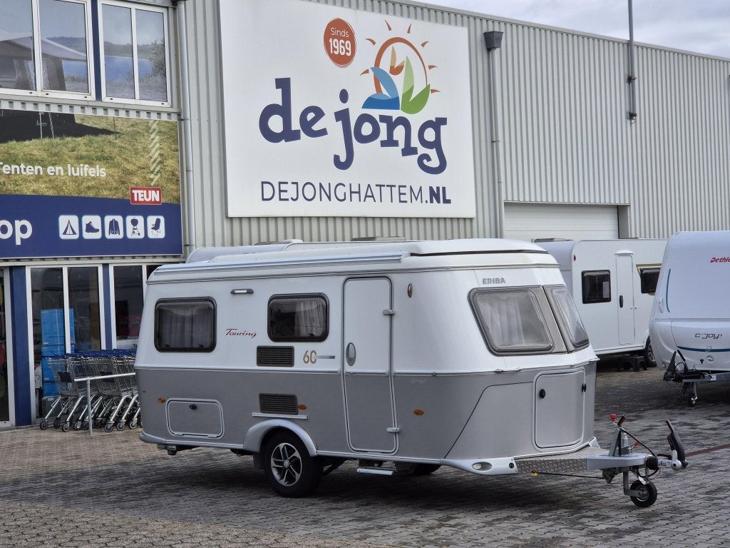 Eriba Touring Troll 542 60 Edition Enkele bedden, Caravans en Kamperen, Schokbreker, 4 tot 5 meter, Eriba, Overige typen