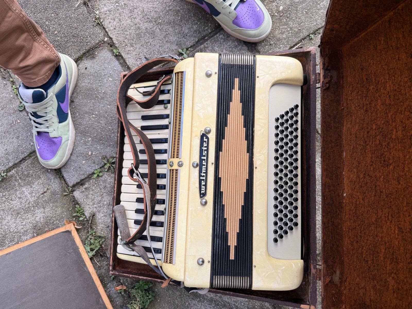 Weltmeister Accordeon - Vintage Toetsaccordeon, Gebruikt, Overige formaten, Met koffer, Weltmeister