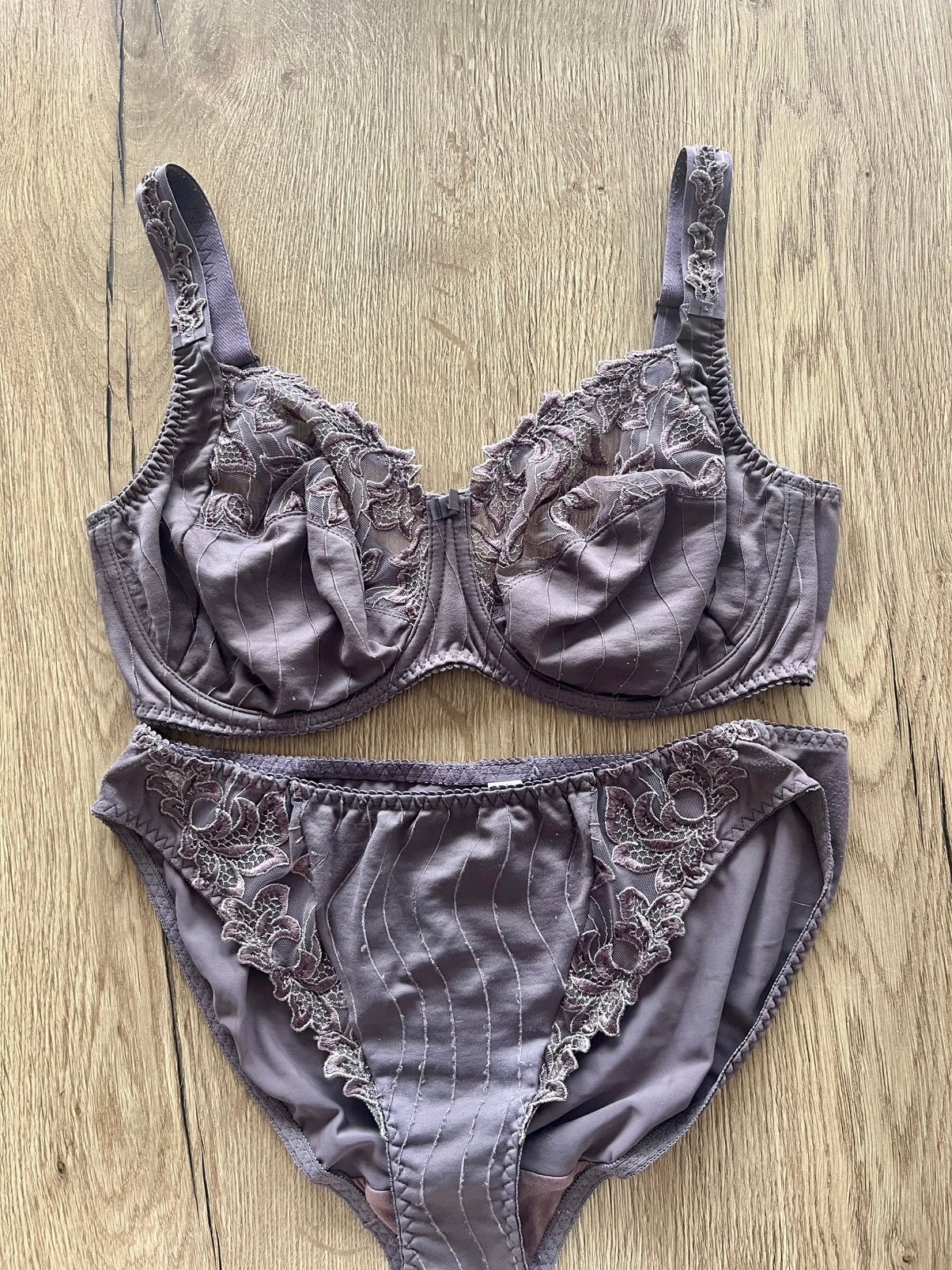 Prima donna set 85E en bbh slip deauville maat 44, Bruin, Verzenden, BH