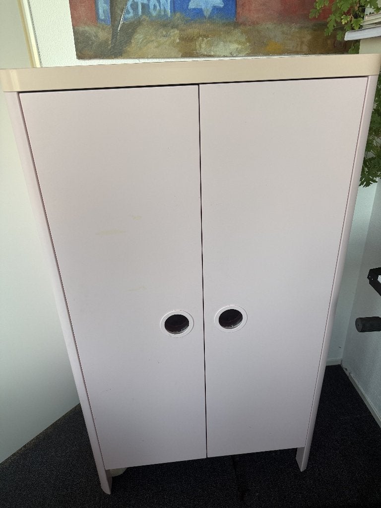 IKEA BUSUNGE kast roze, Ophalen, Gebruikt, 50 tot 70 cm, 105 cm of meer