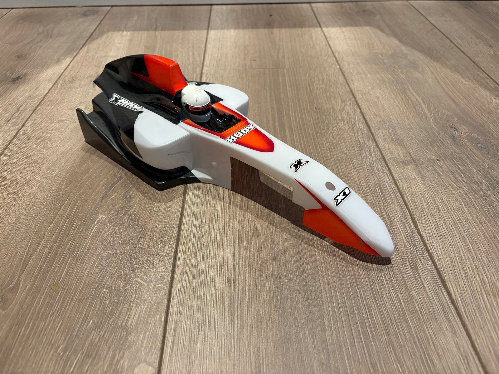 Xray X1 F1 RC body airbrush, Ophalen of Verzenden, Gebruikt, Schaal 1:10, Onderdeel