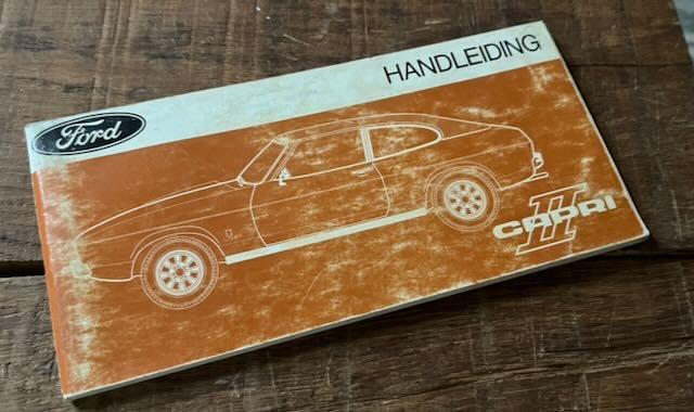 Handleiding Ford Capri, Ophalen of Verzenden