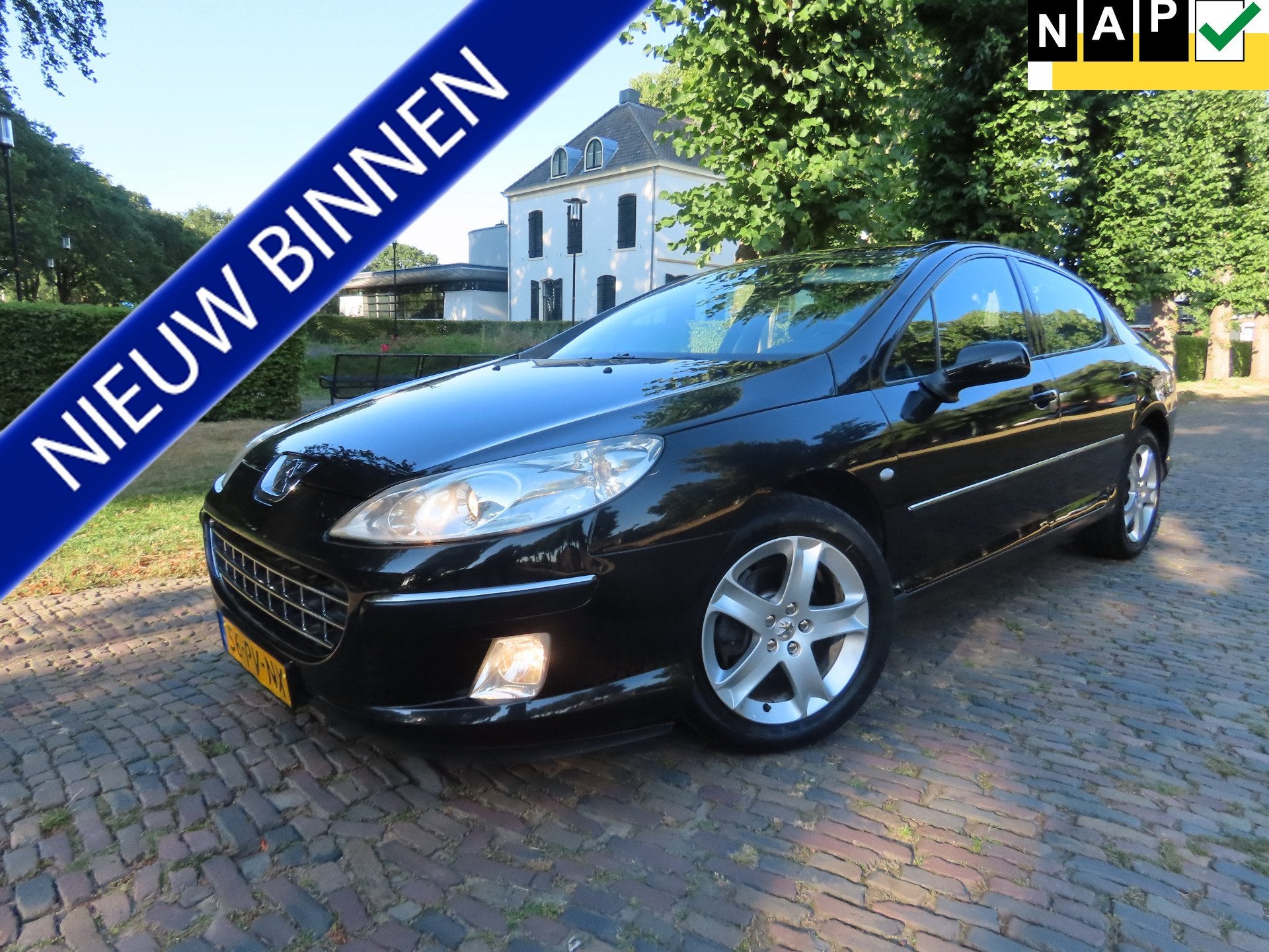 Peugeot 407 2.0-16V XS 136 PK ! Ecc Cruisecontrol Leer/Stof, Auto's, Voorwielaandrijving, 745 kg, 136 pk, Gebruikt