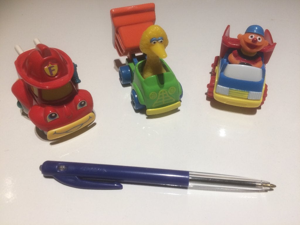 3x TV kinderserie speelgoed autootjes Ernie, Pino & Fire man, Ophalen of Verzenden, Gebruikt, Bus of Vrachtwagen, Overige merken