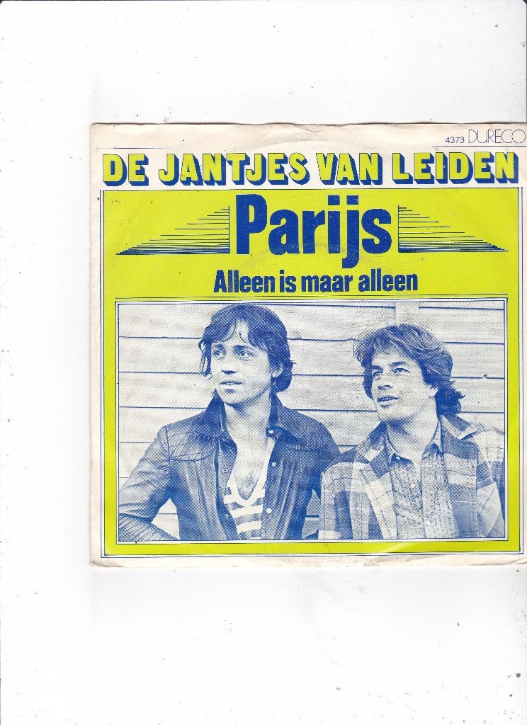 Single De Jantjes van Leiden - Parijs, Ophalen of Verzenden, Gebruikt, 7 inch, Nederlandstalig