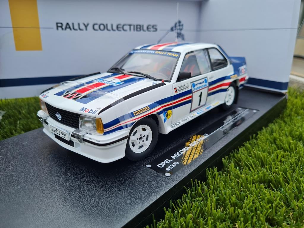 1:18 Opel Ascona B 400 #1 Ralley 2nd Rothmans 1982 SunStar, Hobby en Vrije tijd, Modelauto's | 1:18, Nieuw, Auto, Sun Star, Ophalen of Verzenden