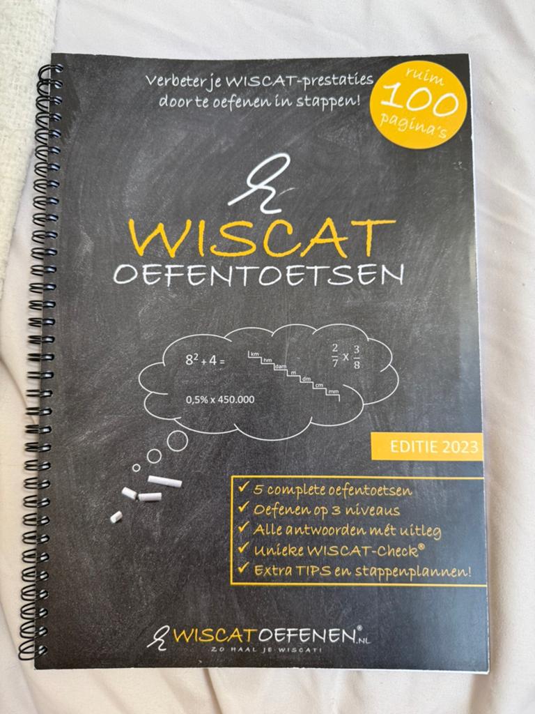 Wiscat oefentoetsen boek, Boeken, Ophalen of Verzenden, Beta, Zo goed als nieuw