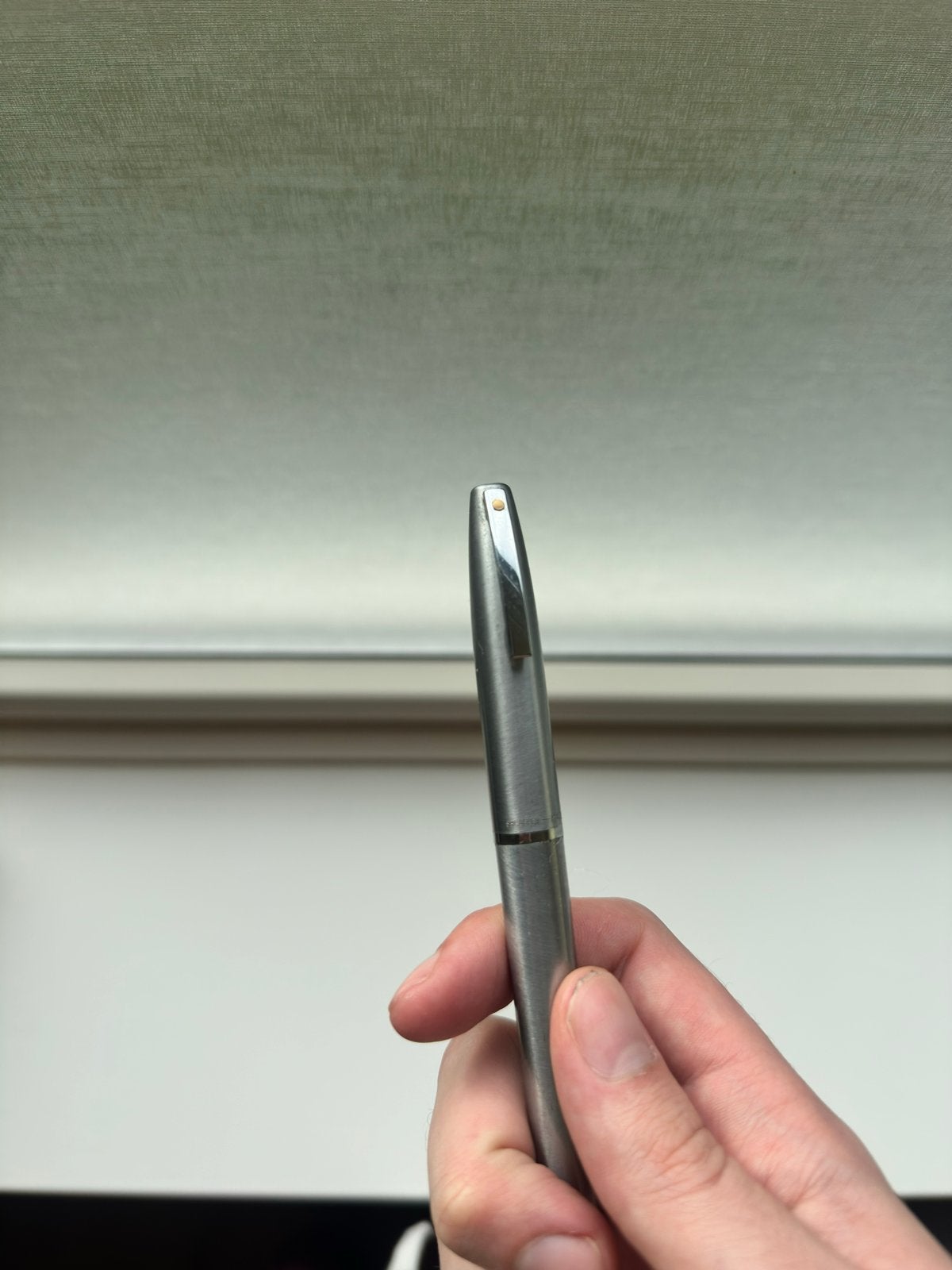Sheaffer Vulpen - Geborsteld Staal, Ophalen of Verzenden, Gebruikt, Vulpen, Sheaffer
