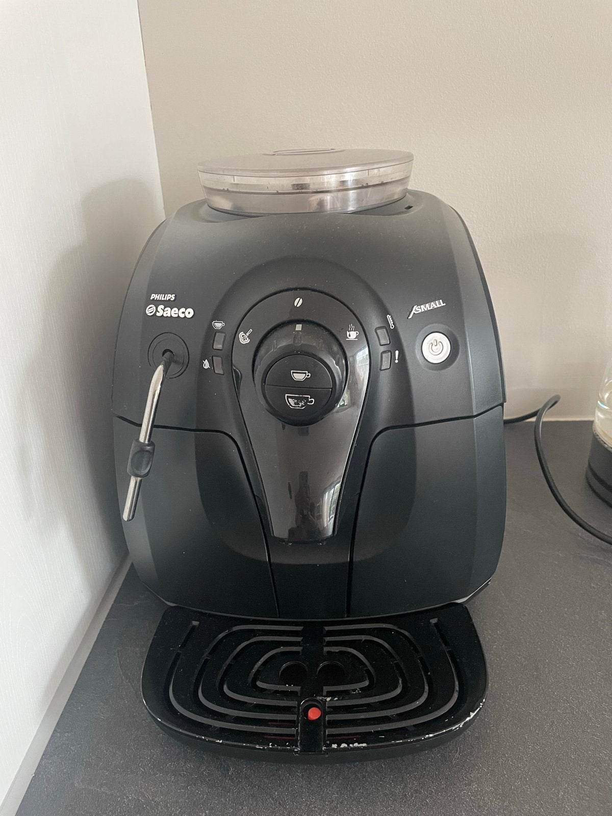 Philips Saeco Koffiebonenmachine - Gebruikt, Witgoed en Apparatuur, Koffiezetapparaten, Afneembaar waterreservoir, Gebruikt, Koffiemachine