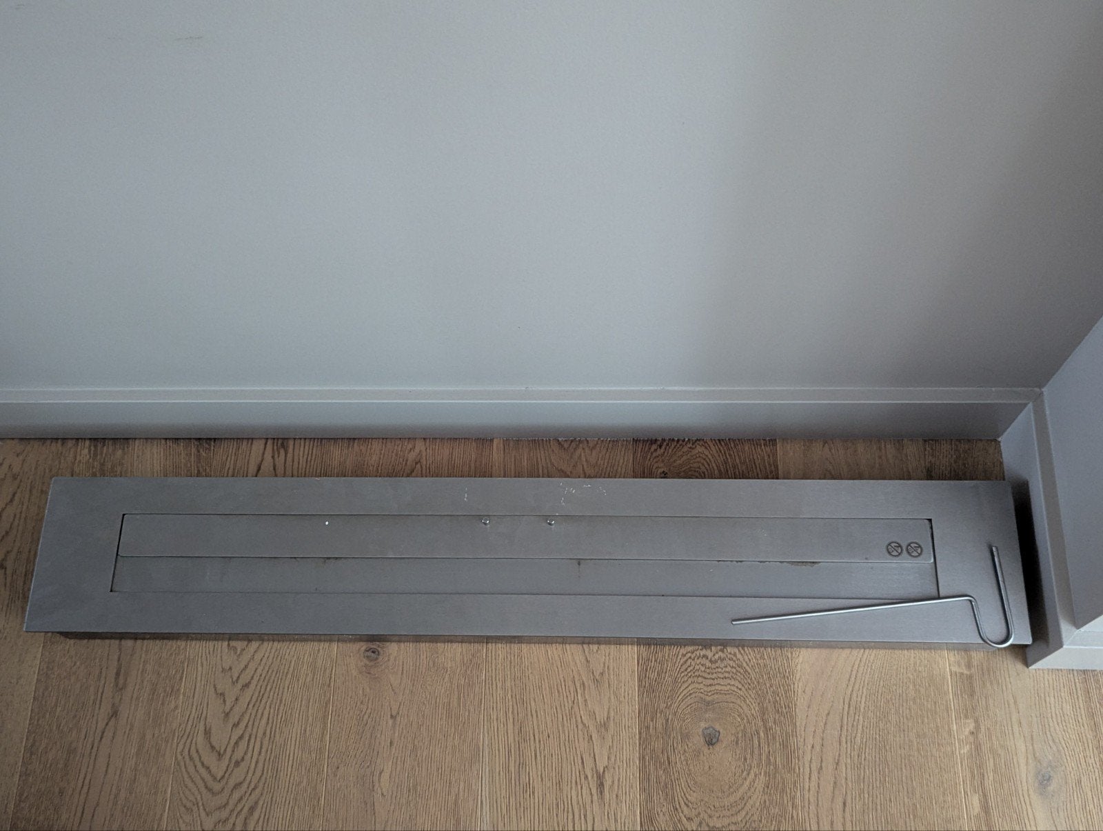 Bio ethanol inbouw sfeerhaard 120x20x9 cm, Huis en Inrichting, Haarden, Ophalen of Verzenden, Zo goed als nieuw, Inbouwhaard, Overige soorten