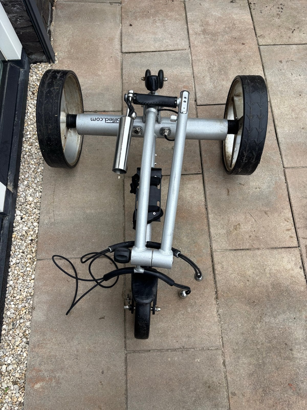 Golfted golftrolley met afstandsbediening en accessoires, Sport en Fitness, Ophalen, Gebruikt, Golfkar, Overige merken