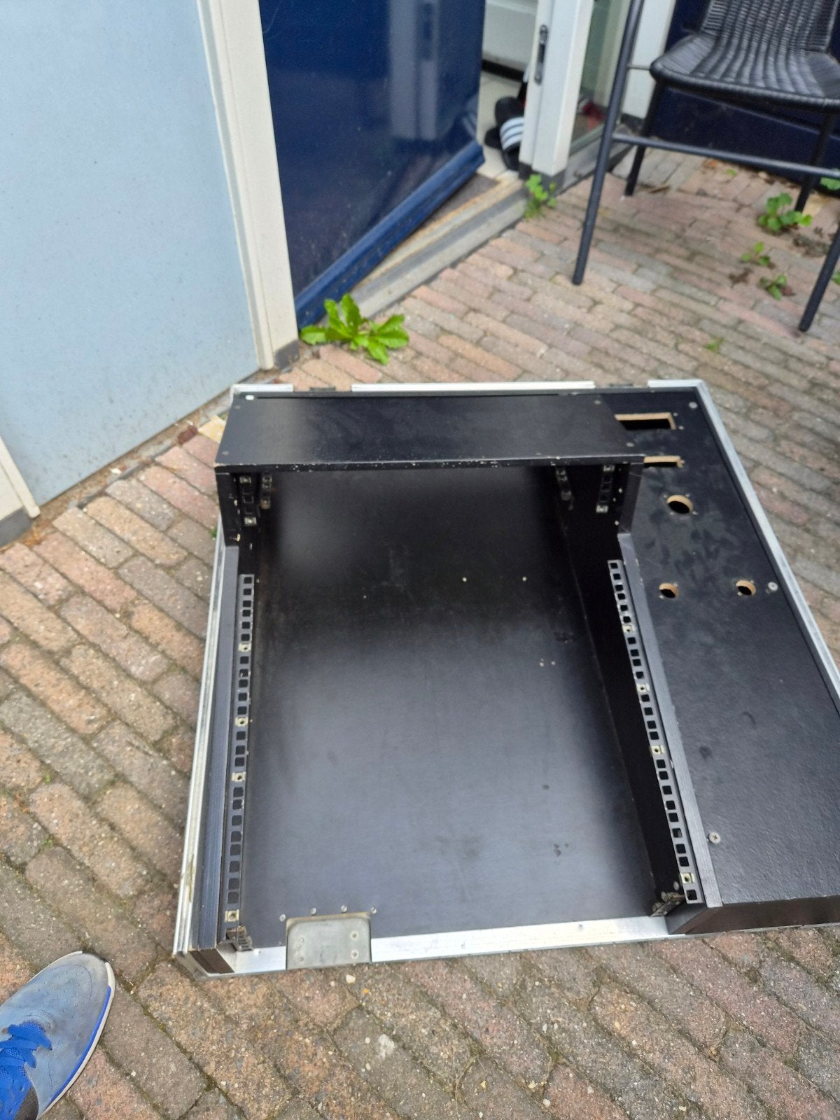 19 inch flightcase met doghouse, Ophalen of Verzenden, Gebruikt