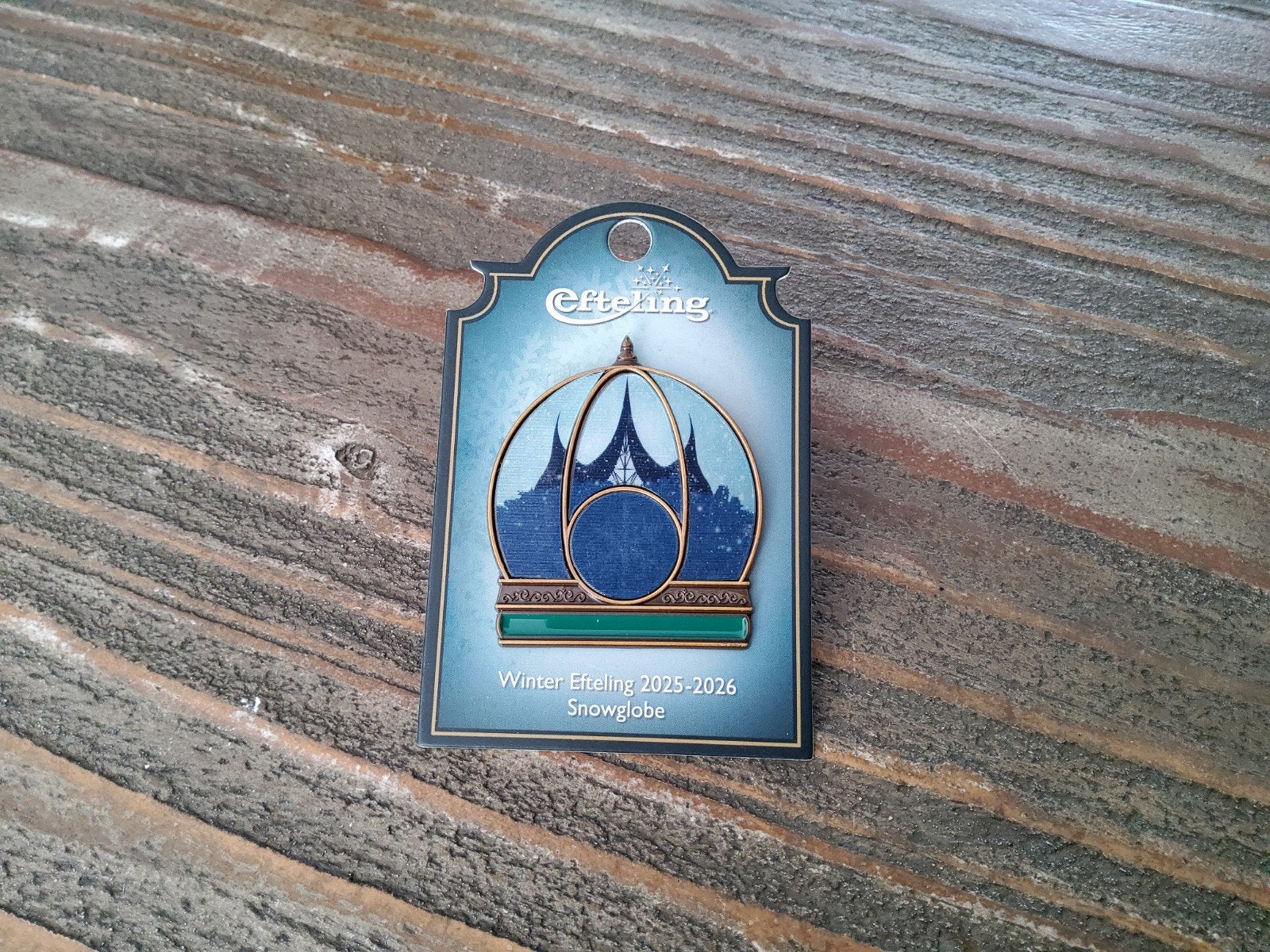 efteling pin winter 25-26 snowglobe, Ophalen of Verzenden
