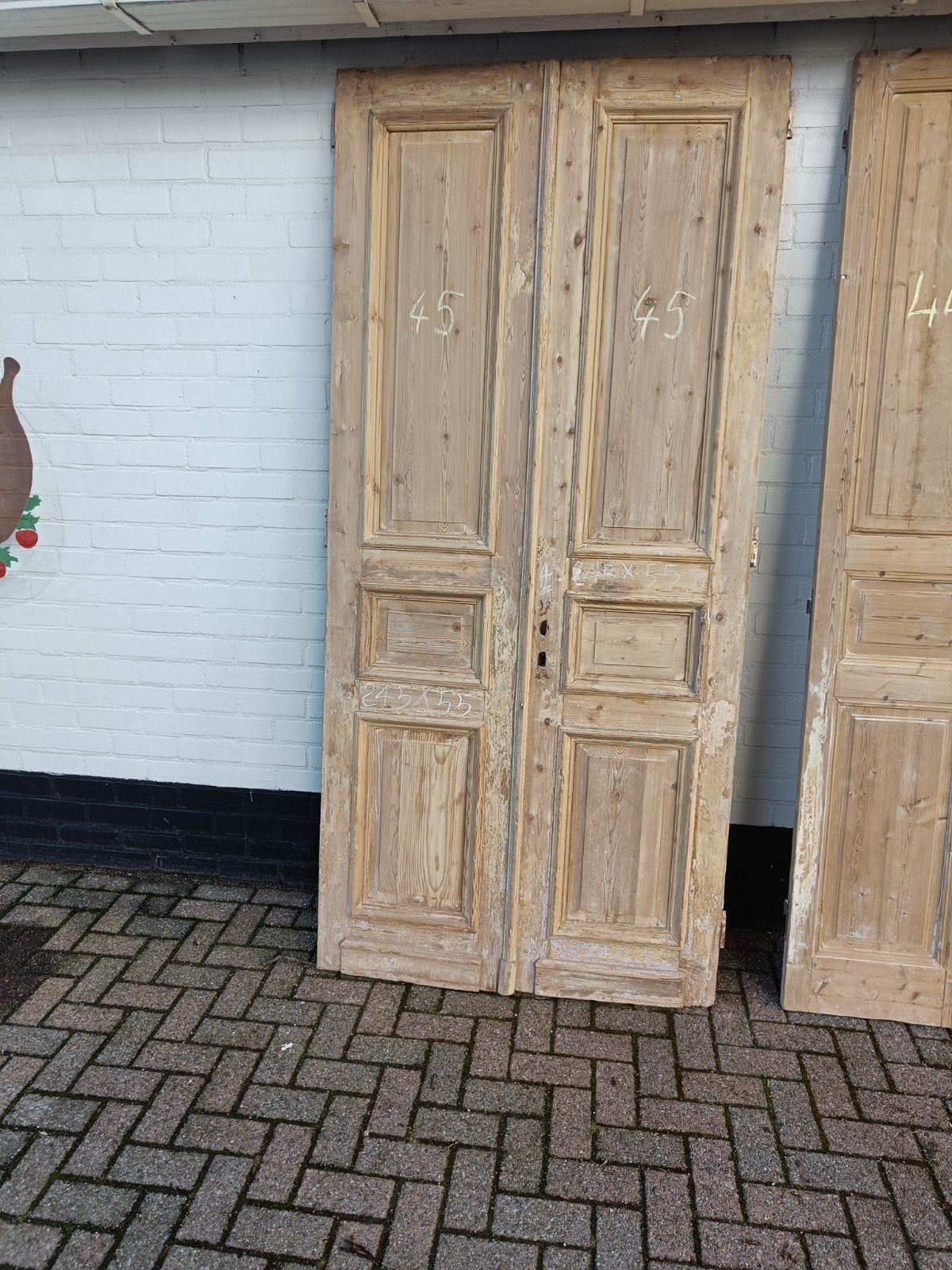 Paneeldeuren kastdeuren oude deuren set nr 45, Ophalen