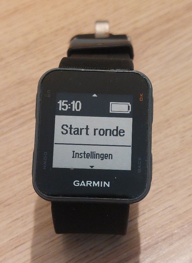 Garmin Approach S10 GPS Golfhorloge - Zwart, Ophalen, Afstand, Zwart, Zo goed als nieuw