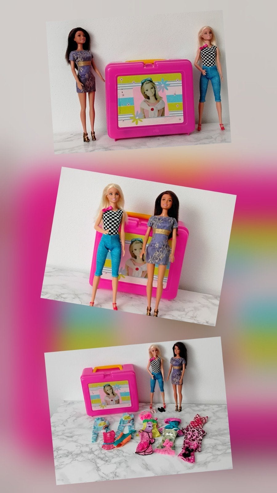 Barbie Poppen Jurken Schoentjes Koffer Kleding, Kinderen en Baby's, Speelgoed | Poppen, Ophalen of Verzenden, Gebruikt, Barbie