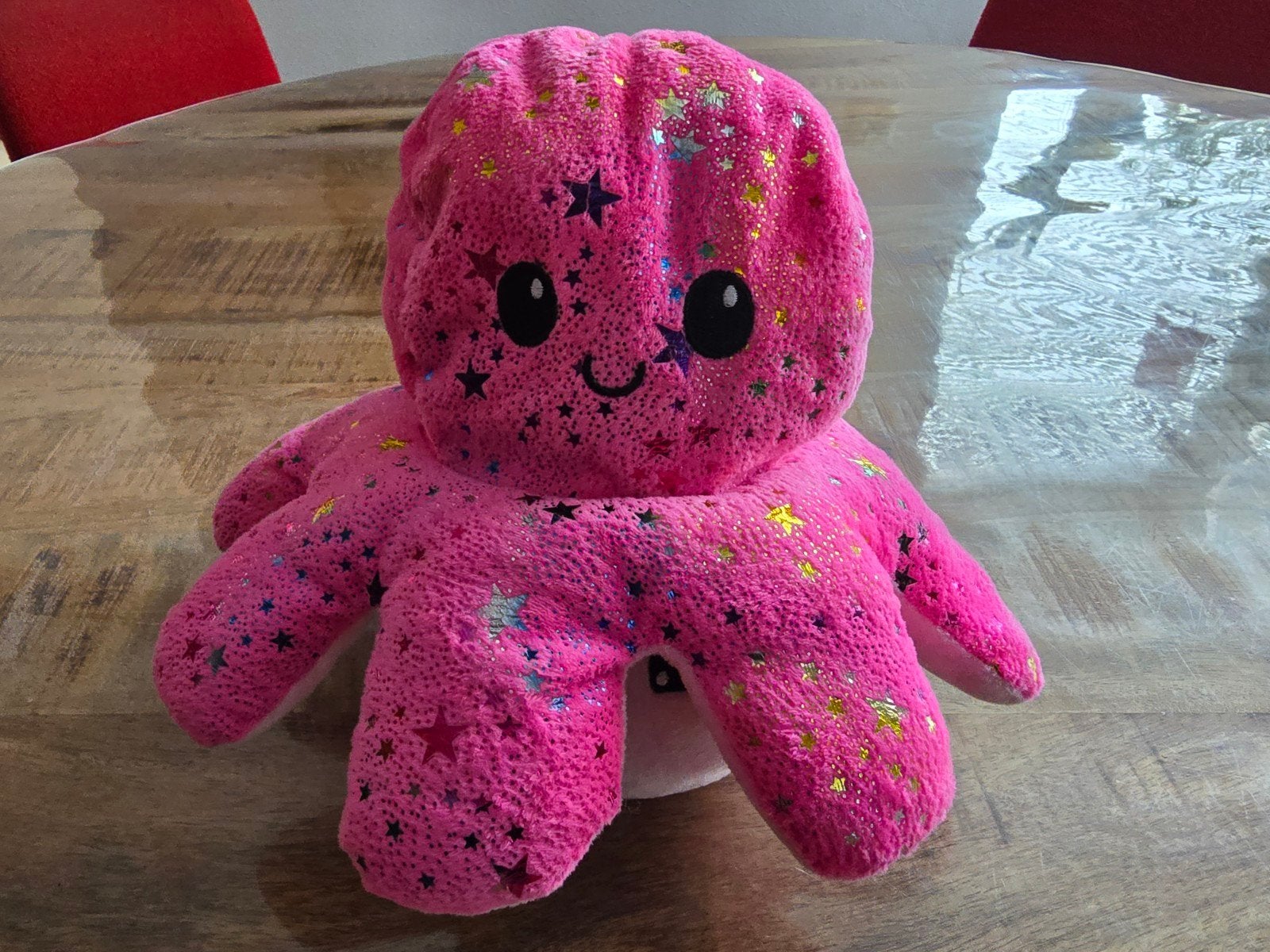 Omkeerbare Octopus Knuffel - 2 Emoties, Kinderen en Baby's, Speelgoed | Knuffels en Pluche, Overige merken, Overige karakters