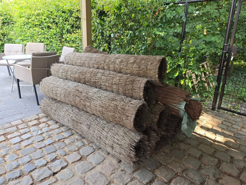 Schutting matten heide of erica 1m80 en 24m, Ophalen, Overige materialen, 6 meter of meer, 1 tot 2 meter