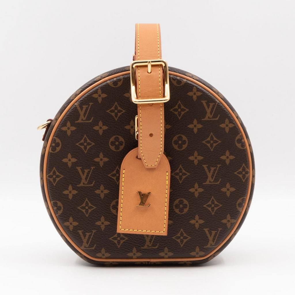 Cirkel Monogram Handtas - Nieuw met toebehoren, Ophalen of Verzenden, Nieuw, Bruin, Handtas