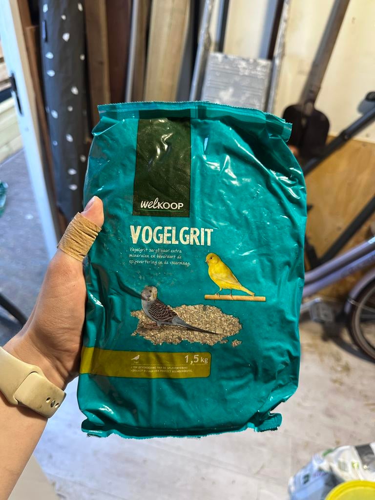 Vogel grit - dichte zak, Ophalen of Verzenden, Vogel