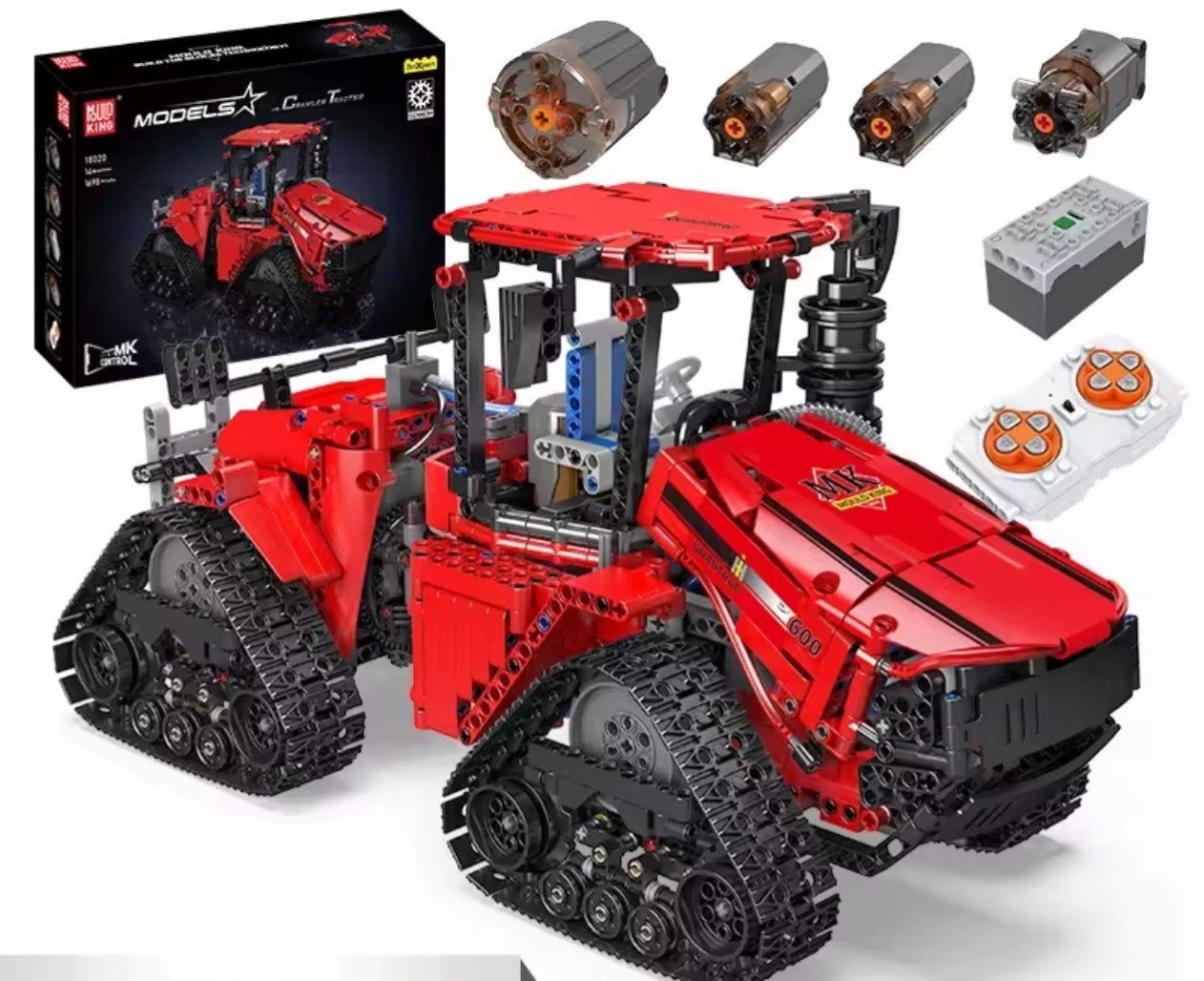 NIEUWE Mould King 18020 "Lego" Technic Rups Tractor 1800pc, Ophalen of Verzenden, Nieuw, Overige merken