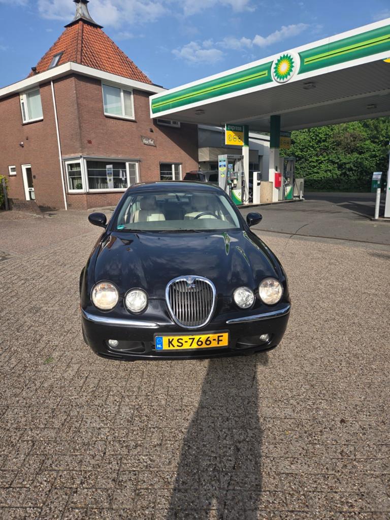 Jaguar S-type 2.5 V6 AUT ( 2003 ), Auto's, Jaguar, Automaat, Achterwielaandrijving, Beige, 2497 cc