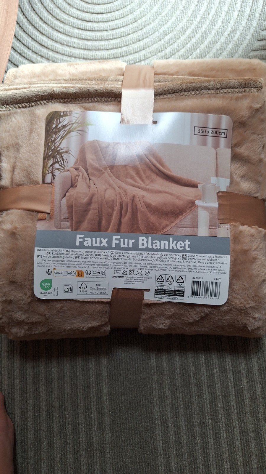Nieuw  deken   150 x200, Huis en Inrichting, Woonaccessoires | Plaids en Woondekens, Ophalen of Verzenden, Nieuw
