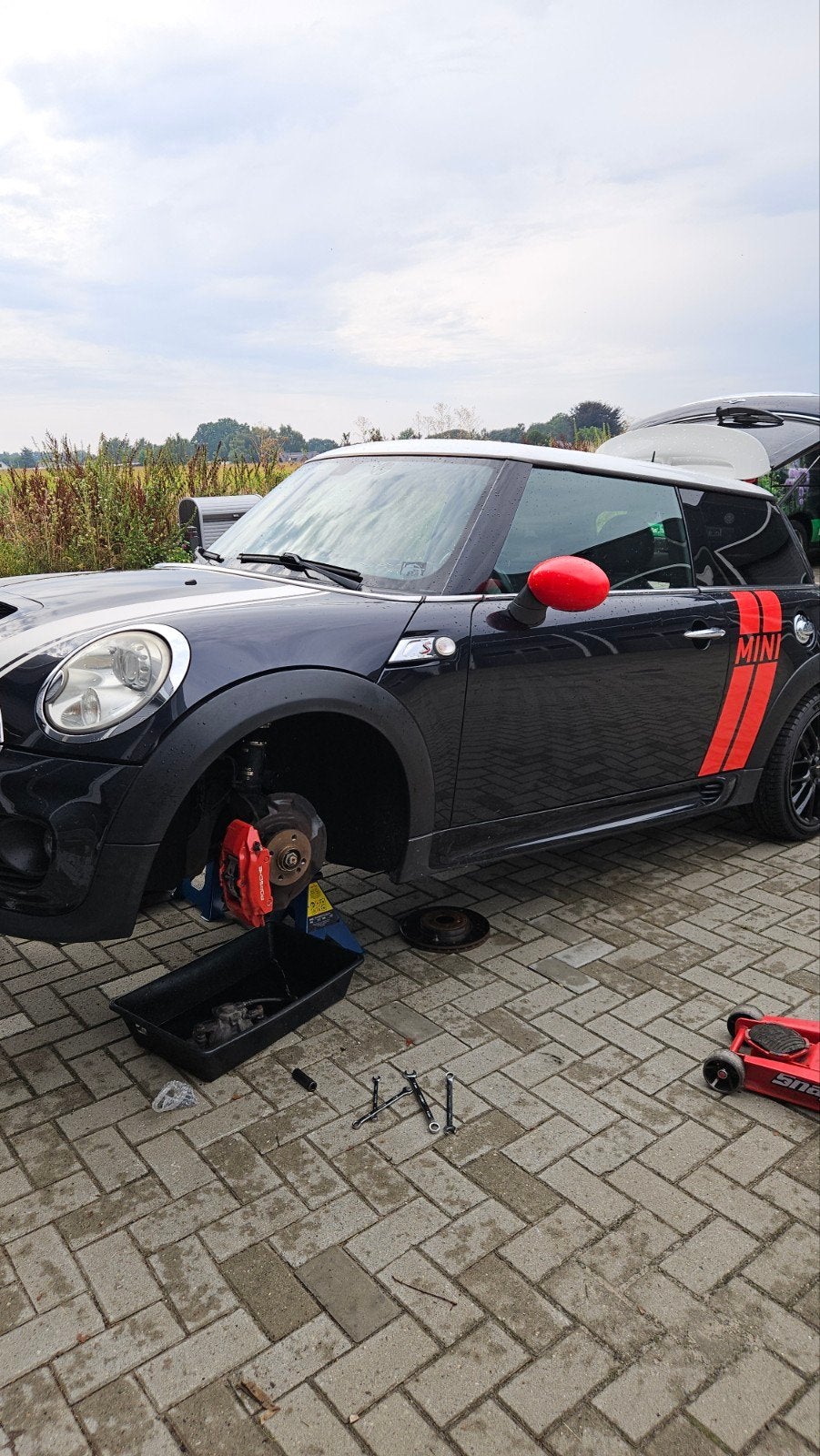 big brake kit Porsche Mini R56, Ophalen