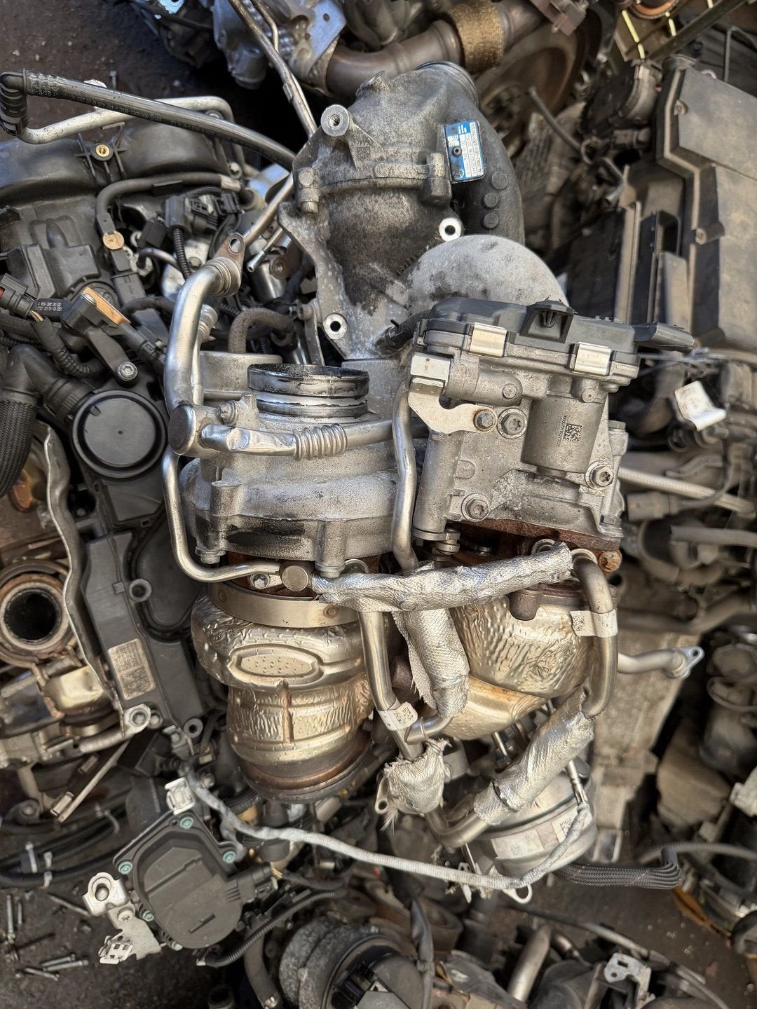 Turbo om654 motor Mercedes benz, Gebruikt, -, Ophalen of Verzenden, -