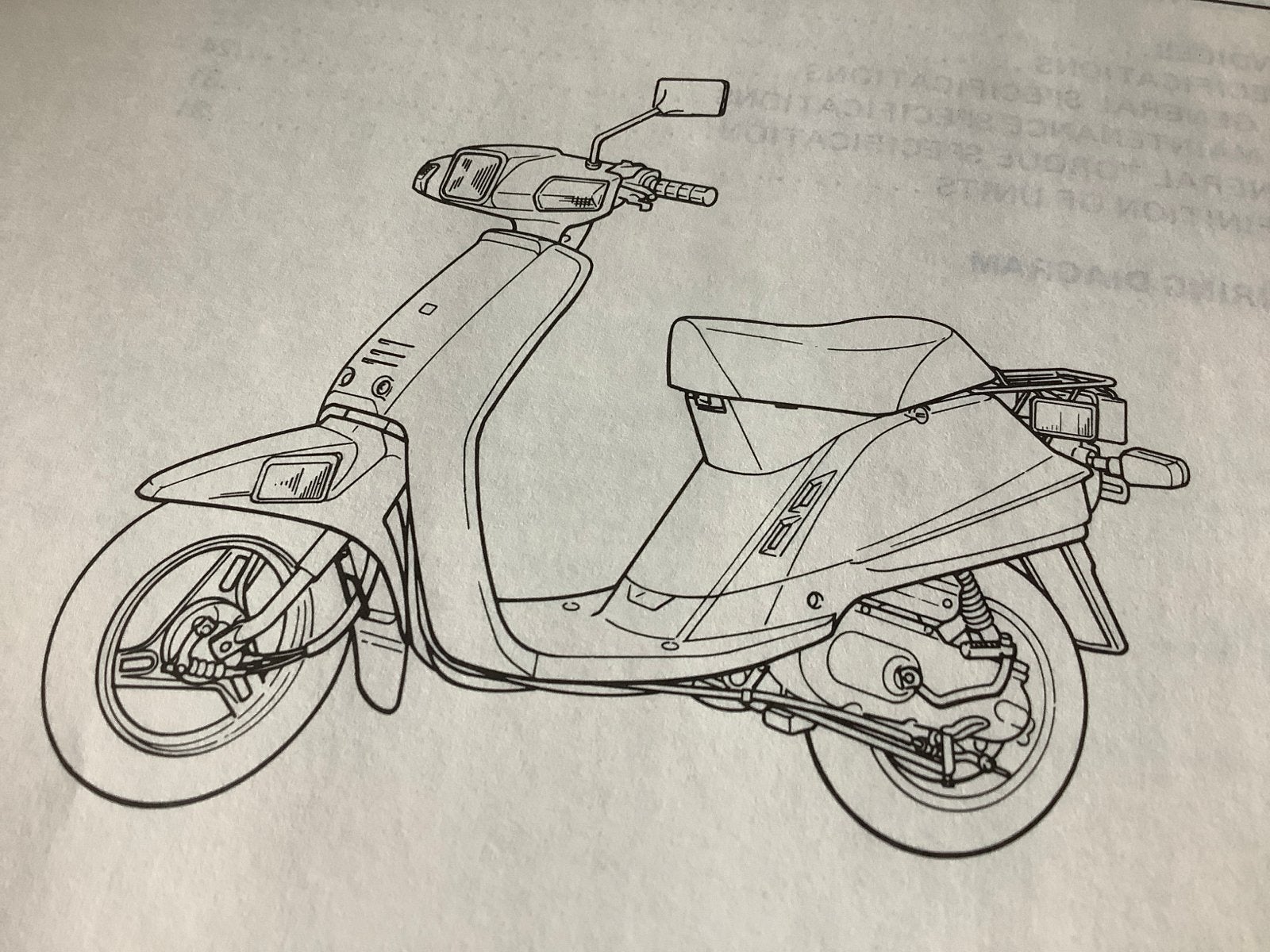 Yamaha Mint/ SH50 '87 Service Informatie Handleiding.   (7), Verzenden