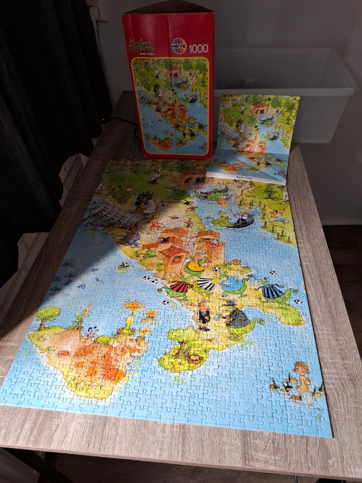 Heye Bella Italia Puzzel 1000 stukjes, Een of twee spelers, Ophalen of Verzenden, Zo goed als nieuw, Heye