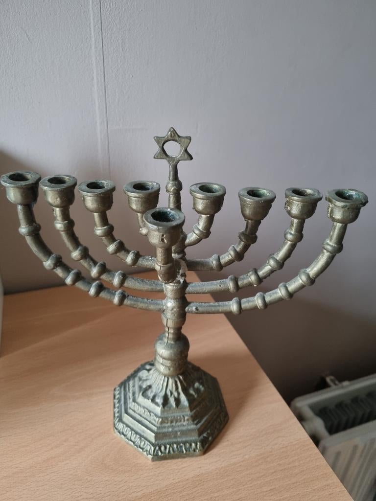 Joodse kandelaars, Antiek en Kunst, Antiek | Kandelaars, Ophalen, Koper of Brons