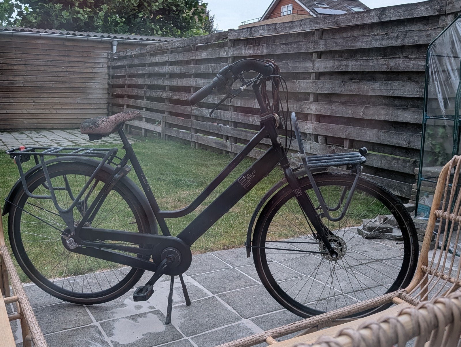 Gratis zwarte stadsfiets, Fietsen en Brommers, Velgrem, Versnellingen, Ophalen, Overige merken