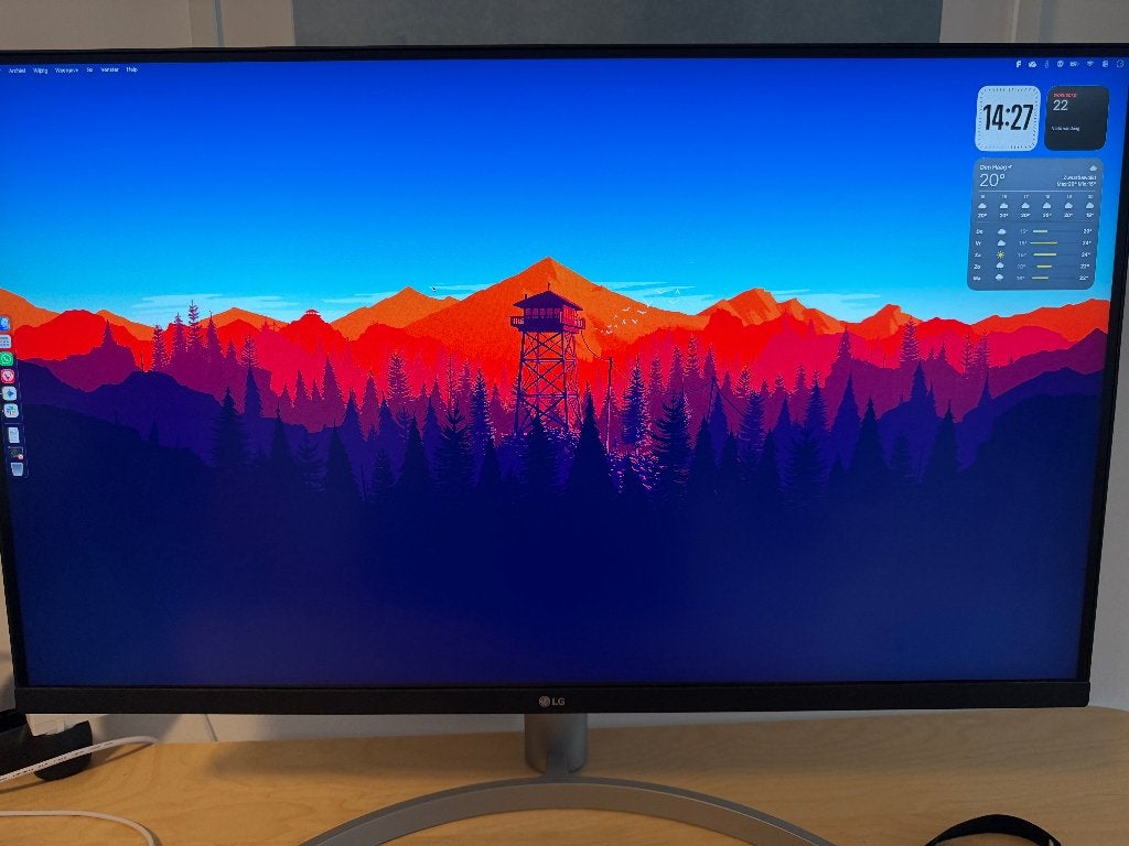 LG 4K monitor 31,5 inch (32UN650P-W), Ophalen, In hoogte verstelbaar, 31,5, HDMI